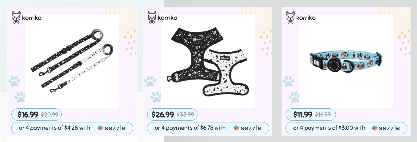 BNPL template made by Korriko using Socioh's Branded catalogs