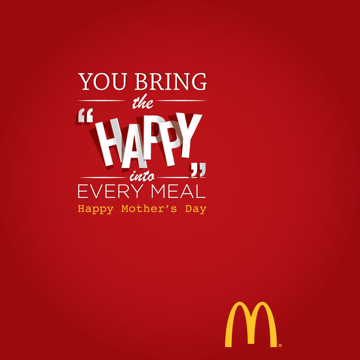 McDonald's Mother's Day Ad Campaign