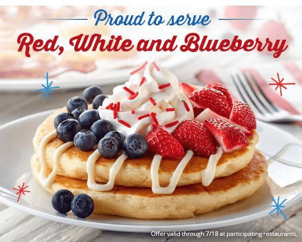 4th of July IHOP Ad
