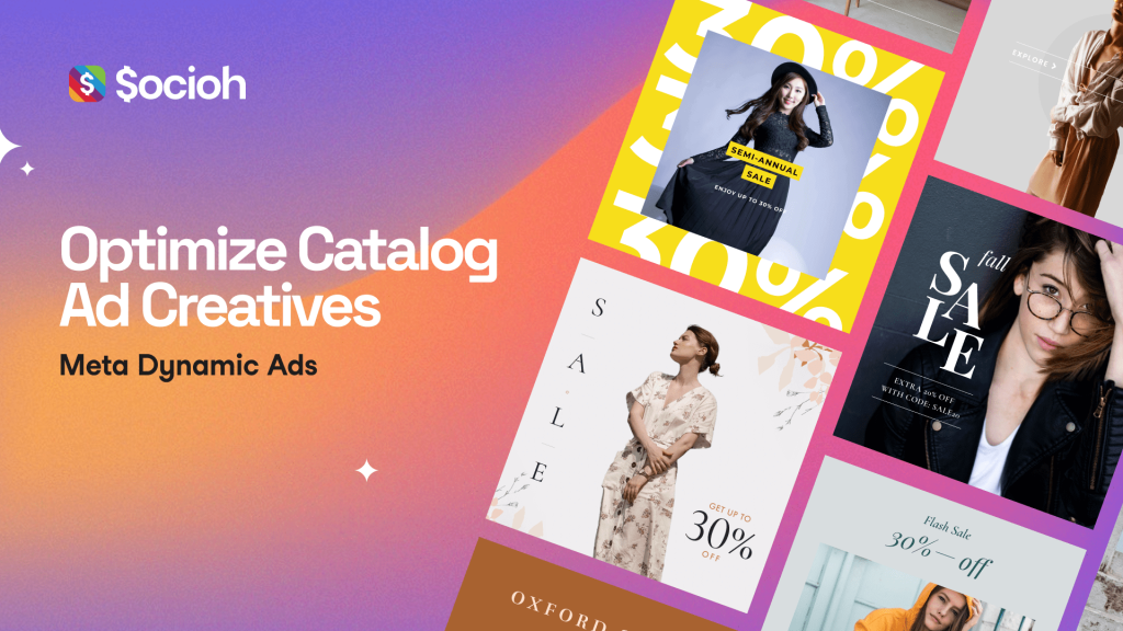 Examples of dynamic ad creatives with the text