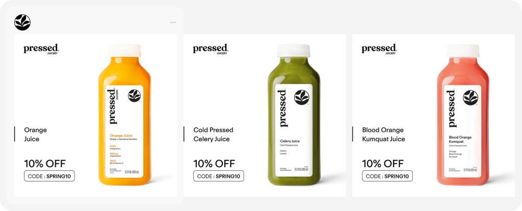 DPA ad created for Pressed Juicery by Socioh